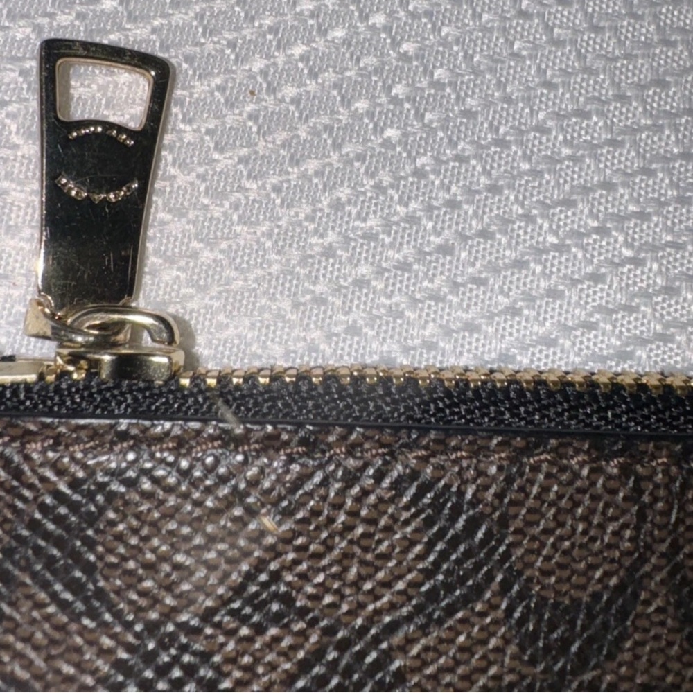 Coach Signature Brown Pouch - Picture 3 of 6